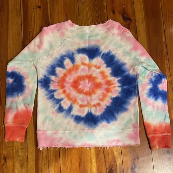 Chaser Tie Dye Lightning Bolt Sweatshirt Sz.XS - Picture 3 of 3